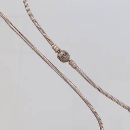 Collier Pandora 50cm, bredd 2,9mm, 925/1000 silver Vikt: 30,9 g