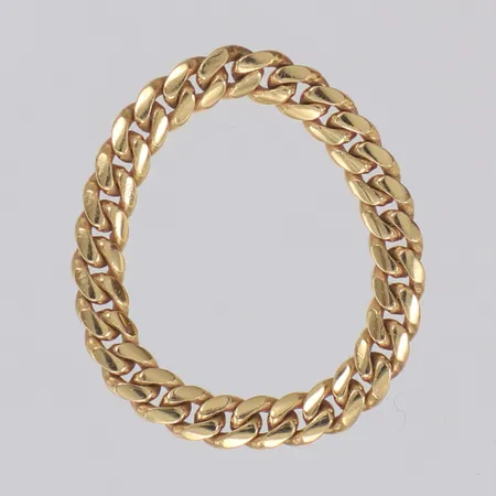 Ring Pansar stl:18¼, bredd 3,2mm, ostämplad, 18K Vikt: 2,4 g