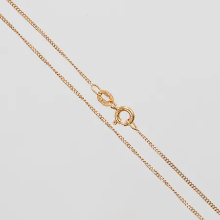 Kedja Pansar längd 36cm, bredd 0,9mm, GHA, 18K Vikt: 1,5g Vikt: 1,4 g