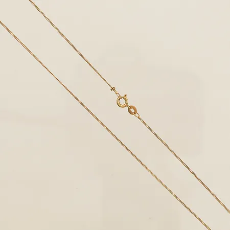 Kedja Pansar längd 44cm bredd 0,9mm knut 18K Vikt: 1,9 g