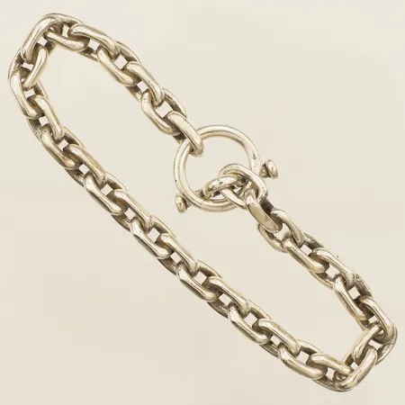 Armband Ankar längd 24,5cm bredd 8,1mm 925/1000 silver Vikt: 50,9 g