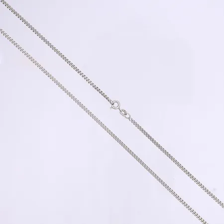 Halskedja pansar 80cm bredd 2mm silver 830/1000 Vikt: 12,9 g
