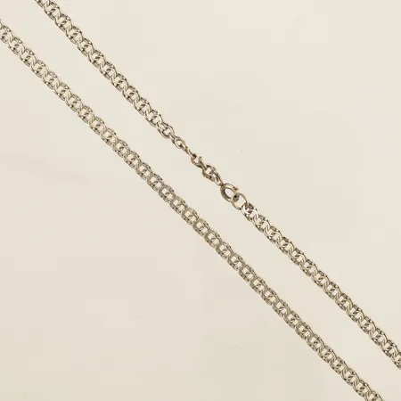 Collier Bismarck längd 43cm, bredd 4,4mm silver 925/1000  Vikt: 10,9 g