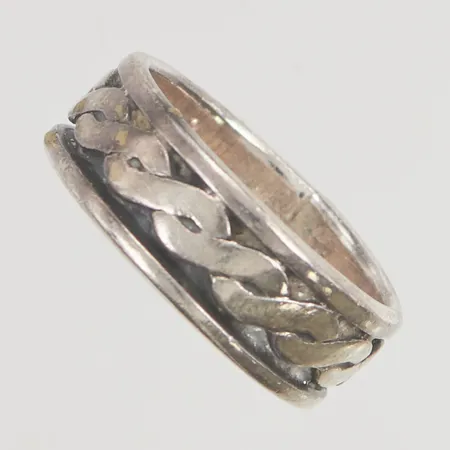 Ring stl:18¼ 925/1000 Silver 6,0g.
