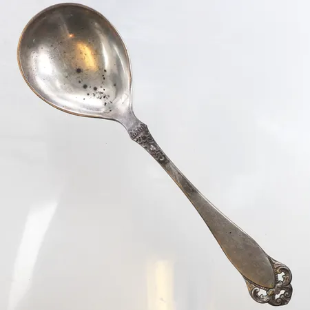 Sked, längd 22cm, 830/1000 silver. Vikt: 68,4 g
