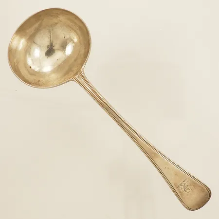 Soppsked längd 17,5cm England gravyr silver 830/1000 Vikt: 64,6 g