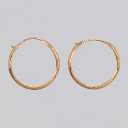 Örhängen creoler, Ø15,2mm, 18K  Vikt: 0,6 g