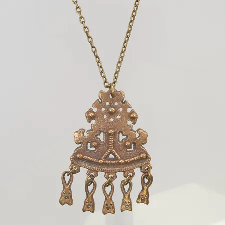 Collier Kalevala 64cm brons.