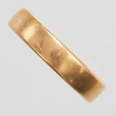Ring slät stl:19, bredd 5mm, Gold of Sweden, personlig gravyr, repig, 18K Vikt: 8,9g Vikt: 8,9 g