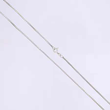 Halskedja venezia 45,5cm bredd 2mm silver 925/1000  Vikt: 6 g