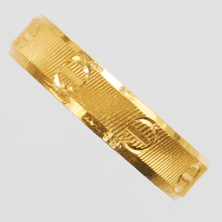 Ring stl:17½, bredd 4,5mm, Thai, 23K Vikt: 1,9g Vikt: 1,9 g
