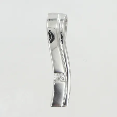 Kedja Venezia Guldfynd längd 41,8cm bredd 1mm vitguld 18K.  Vikt: 2,5 g