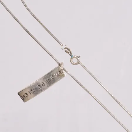 Kedja namnbricka längd 42cm bredd 1,1mm silver 925/1000 Vikt: 8,5 g
