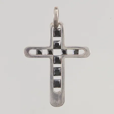Ring Frimurare Past Master, stl:19, tillplattad skena, 925/1000 Silver 14,9g.
