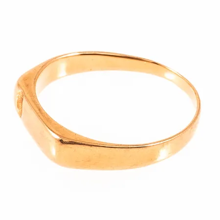 Klackring skev skena 18K 3,9g.