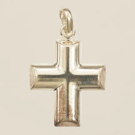 Hänge kors längd 30mm, bredd 19,9mm defekt silver 925/1000 Vikt: 2,6 g