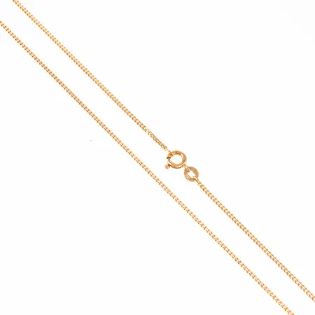 Kedja Pansar längd 43cm bredd 1,4mm, 18K 3,6g.
