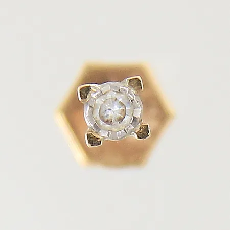 Örhängen 10x5mm 18K Vikt: 0,9 g