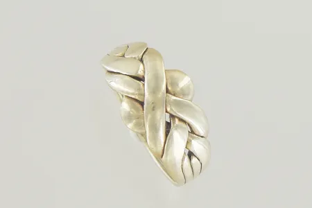 Ring stl:17 bredd 9 mm 14K   Vikt: 3,1 g