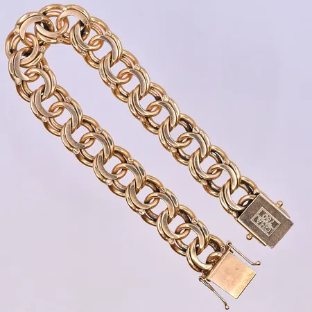 Kedja Pansar längd 70,5 cm bredd 2 mm 18K. Vikt: 10,5 g