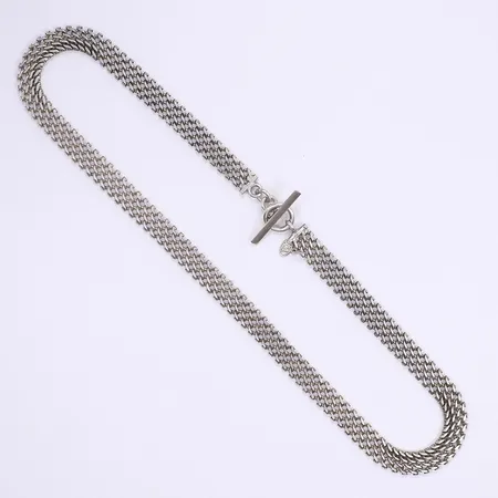 Halscollier 50cm bredd 10mm silver 925/1000 Vikt: 50,4 g