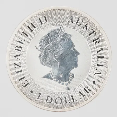 Mynt 1 Dollar Elisabeth II Australia 2019 Ausralian Kangaroo 999/1000 silver Vikt: 31,2 g