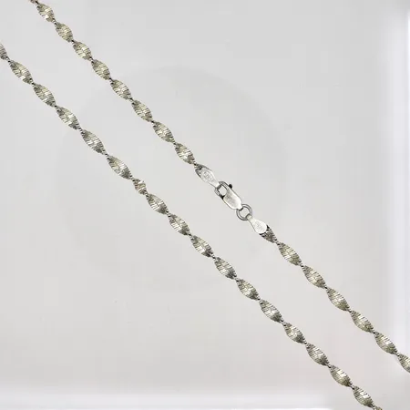 Kedja Cordell 45cm bredd 3mm GHA, en länk defekt, silver 925/1000S Vikt: 6,7 g