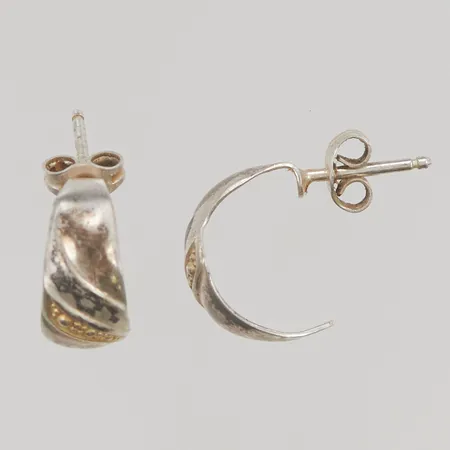 2 Ringar, skeva 18K 4,8g.