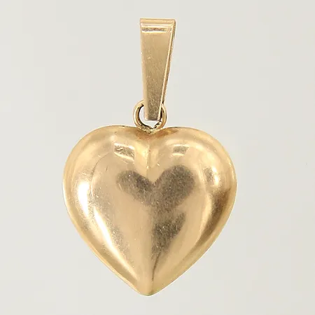 Hänge hjärta med diamanter 15xca 0,005ct 12x12,3mm GHA 18K  Vikt: 1,1 g