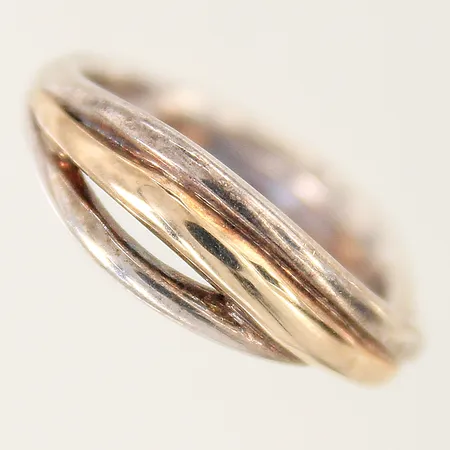 Ring stl:19 bredd 4,2-9,9mm GHA silver 925/1000 Vikt: 5,2 g