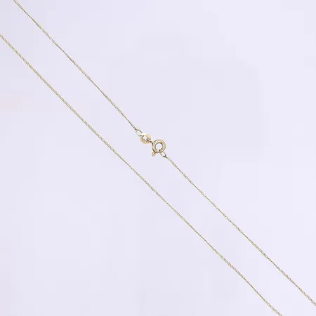 Halskedja pansar 59cm bredd 1mm 18K  Vikt: 1,7 g