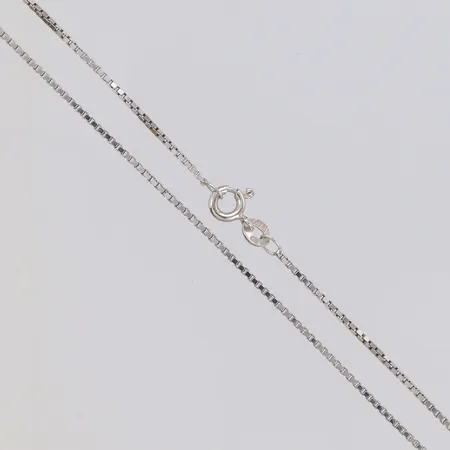 Kedja Venezia längd 41,5cm, bredd 1,2mm, vitguld, 18K Vikt: 4 g