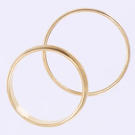 Klackring med dekor stl:20 bredd 4-16mm 22K Vikt: 3,8 g