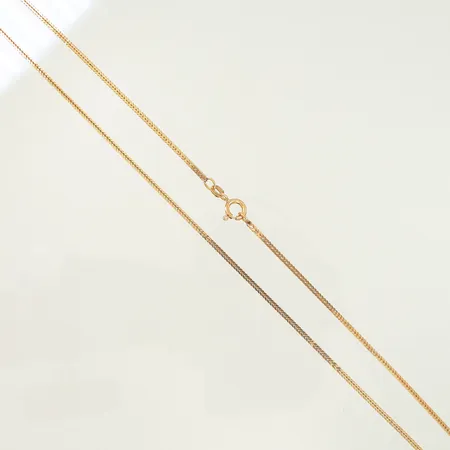 Halskedja längd 45cm bredd 1,6mm 18K 7,7g