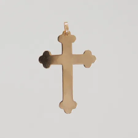 Hänge kors ca 38x25mm, 18K Vikt: 1,4 g