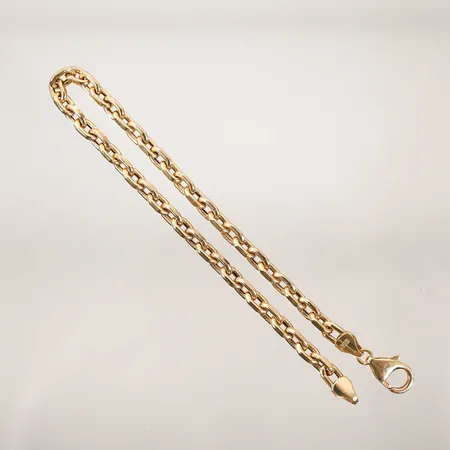 Armband Ankar längd 21cm bredd 4mm 18k Vikt: 7,1 g