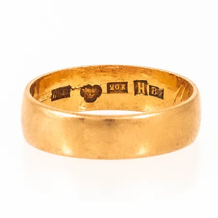 Graverad ring 20K 4,3g. 