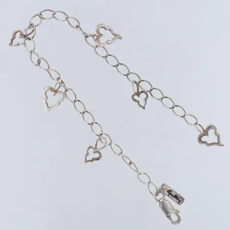 Armband Evfa Attling längd 19cm bredd 3,2mm Silver 925/1000. Vikt: 4,8 g på auktion i Kista hos Pantbanken Sverige