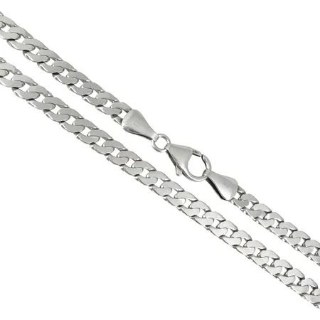 Halskedja Pansar i silver 925/1000, Hallbergs Guldsmeds Ab (CGH), längd 51,5 cm, bredd 5 mm, fint skick Vikt: 19,7 g