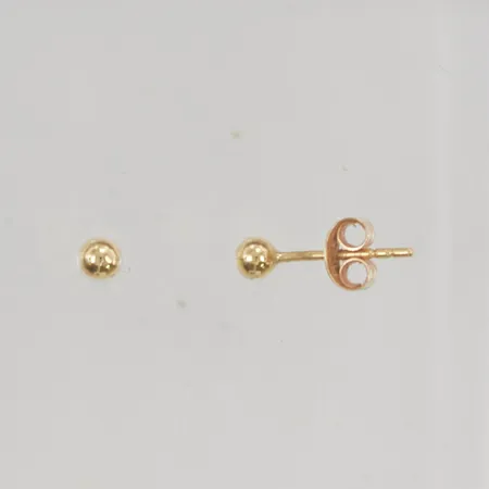 Örhängen 2mm 18K 0,4g.