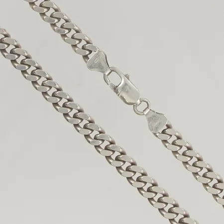 Kedja pansar 45cm bredd 7mm, 925/1000 Silver 52,4g.