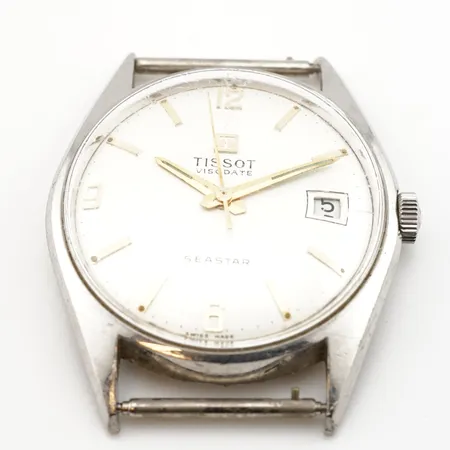Herrur Tissot Visodate Seastar, manuell, 34mm, stål