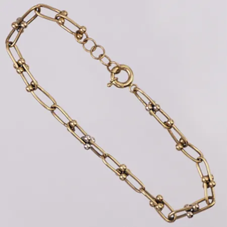 Armband längd 18,5-20cm, OBS! Ej märkesdesign, 14K Vikt: 4,6 g