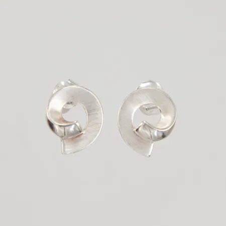 Ett par örhängen Ø 12,8mm, 925/1000 silver Vikt: 3,2 g