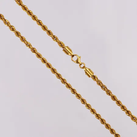 Kedja Cordell längd 65,5cm, bredd 3,3mm, 21K Vikt: 9,7 g
