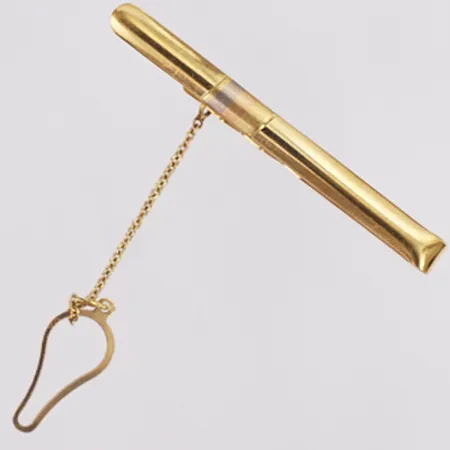 Slipshållare längd 55mm, knut, 18K  Vikt: 4,7 g