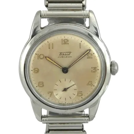 Herrur Tissot Jubileum, stål, Ø35mm, manuell - fungerar, universallänk i stål,
