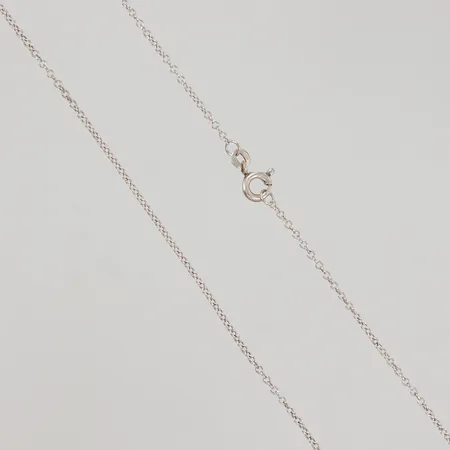 Kedja rundad ankar 38cm, bredd 1,6mm, Guldfynd, 830/1000 silver, Vikt: 1,6 g
