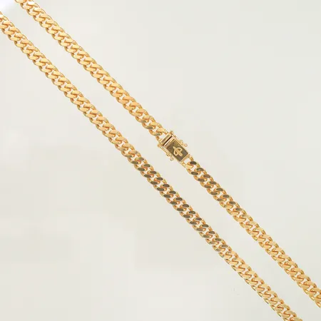Halskedja pansar, 50,5cm, bredd 5,7mm, Balestra, 18K Vikt: 58,1 g
