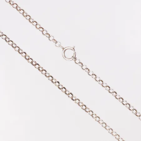 Kedja Ärtlänk ca 84,5cm bredd 4mm, saknar ändögla silver 925/100 Vikt: 18,4 g